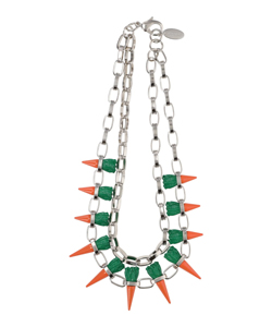 CARROT STUDS NECKLACE